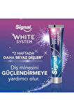 Signal White System Güçlü Beyazlık Florürlü Diş Macunu 75 ml 4 Adet