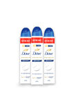 Dove Kadın Sprey Deodorant Advanced Care Orjinal 72 Saat Koruma 200 ml x3