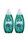 Omo Express Fresh Kötü Koku Karşıtı Beyazlar ve Renkliler için Sıvı Deterjan 1.48 lt 2'li