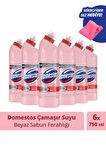 Domestos Beyaz Sabun Ferahlığı Çamaşır Suyu 750 ml 6'lı
