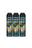 Rexona Men Erkek Sprey Deodorant Energise Bergamot & Amber 150 ml x3
