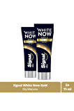 Signal White Now Diş Macunu Gold 3 Kat Işıltı 75 ml x2