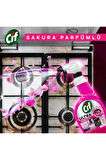 Cif Ultra Sprey Sakura Parfümlü 1025 ml x2 + Cif Krem Sakura Parfümlü 750 ml x2