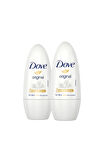 Dove Kadın Roll On Deodorant Original 1/4 Nemlendirici Krem 50ml x2