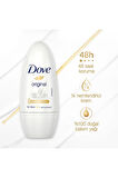 Dove Kadın Roll On Deodorant Original 1/4 Nemlendirici Krem 50ml x2