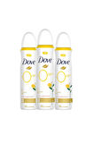 Dove Kadın Deodorant %0 Alüminyum Limon Çiçeği & Vanilya 150ml x3