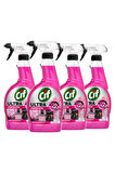 Cif Ultra Sprey Sakura Parfümlü Kir ve Yağ Sökücü 1025 ml x4