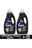 Yumoş Sıvı Bakım Deterjanı Canlandırıcı Terapi  Siyahlar 30 Yıkama 1500ml x2