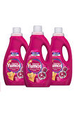 Yumoş Sıvı Bakım Deterjanı Canlandırıcı Terapi Renkliler 30 Yıkama 1500ml x3