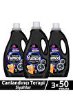 Yumoş Sıvı Bakım Deterjanı Canlandırıcı Terapi Siyahlar 50 Yıkama 2500 ml x3