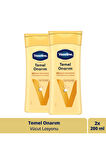 Vaseline Vücut Losyonu Temel Onarım Kuru Ciltler İçin 200 ml x2