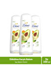 Dove Saç Kremi Dökülme Karşıtı Bakım Avokado Özü 350 ml x3
