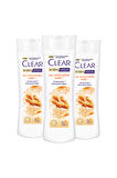 Clear Kepeğe Karşı Şampuan Saç Dökülmesine Karşı 350 ml x3