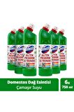 Domestos Yoğun Kıvamlı Çamaşır Suyu Dağ Esintisi Maksimum Hijyen 750 ml 6 Adet