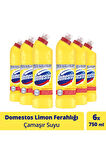 Domestos Çamaşır Suyu Limon Ferahlığı 750 ml 6 Adet