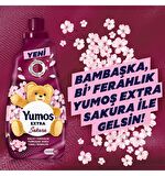 Yumoş Sprey Sakura 450 ml x2 + Yumoş Extra Çamaşır Yumuşatıcı Sakura 1440 ml x2