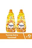 Yumoş Extra Konsantre Çamaşır Yumuşatıcısı Hanımeli 1440 ml 60 Yıkama 2 Adet