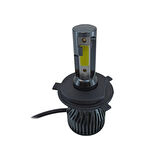 Motolider Far Ampulü Led H4 Mini Slim Kısa Gövde