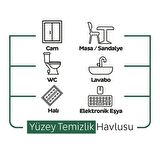 Sleepy Easy Clean Sirke Karbonat Beyaz Sabun Katkılı Yüzey Temizlik Islak Havlusu - 100'lü 10 Paket