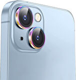 Apple iPhone 14 Plus Gerçek Cam Safir Lens Koruma Renkli