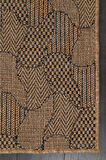 Jüt Tabanlı Hasır Dokuma Örme Bohem Halı Kilim