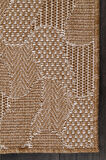  Jüt Tabanlı Hasır Dokuma Örme Bohem Halı Kilim