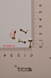 Gold Çelik Kelebek Piercing Helix Kıkırdak