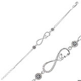 Gümüş Sonsuzluk Love Kadın Bileklik