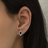 Gümüş Damla J Kadın Küpe