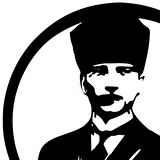 Oval Atatürk Dekoratif Metal Duvar Tablosu 40*40 CM