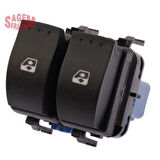Sagem 500118 Cam Açma Düğmesi Ön Sol Mavi Çiftli Megane II 8200107772