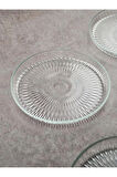 Majestic Cam Mini Tatlı Pasta Tabağı 16 Cm Sunumluk Tabak 