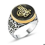 Gümüş Tuğralı Erkek Yüzük