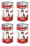 Energy Sığır Etli Yetişkin Yaş Konserve Köpek Maması 400 G - 4 Adet