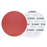 SGS 125mm Cırtlı Zımpara P150 Kum (Aluminium Oxide) SGS417 (10 Adet)