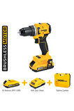 Sgs Plus SGS5529 - 20 Volt 2 Amper Çift Akü 60 Nm Akülü Vidalama Makinası Seti
