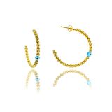 Büyük boy halka dorica küpe