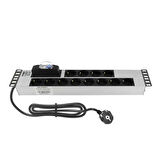 AMP CONNECT 19" 2U 12'li Schuko Sigortalı Kabinet Grup Prizi (PDU)-16A 