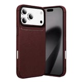 Apple İphone 18 Pro Auto Focus Karbon Kapak - Bordo