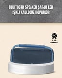 Hafif Ve Dayanıklı Renkli Işıklı Taşınabilir Müzik Hoparlörü