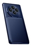 Newface Reno 11 Fs Kılıf Auto Focus Karbon Kapak - Lacivert