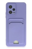 Newface Redmi Note 12 4G Kılıf Kelvin Kartvizitli Silikon - Lila