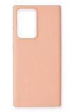 Newface Samsung Galaxy Note 20 Ultra Kılıf Nano İçi Kadife Silikon - Pudra