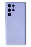 Newface Samsung Galaxy S22 Ultra Kılıf Nano İçi Kadife Silikon - Lila