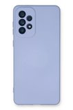 Newface Samsung Galaxy A73 5G Kılıf Nano İçi Kadife Silikon - Lila