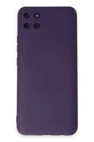 Newface Realme C11 Kılıf Nano İçi Kadife Silikon - Mor