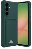Newface Samsung Galaxy A17 5G Kelvin Kartvizitli Silikon - Koyu Yeşil