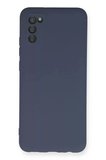 Newface Samsung Galaxy A03S Kılıf Nano İçi Kadife Silikon - Gri