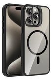 Joko İphone 14 Pro Max Remim Lensli Magsafe Standlı Kapak - Siyah