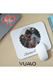 Kişiye Özel Fotoğraflı ve İsimli Mouse Pad 21x17 cm, Kaymaz Taban - Resim Baskılı Mousepad